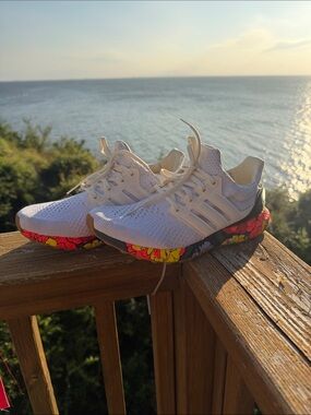 adidas Ultra Boost Sneakers with Vibrant Floral sole